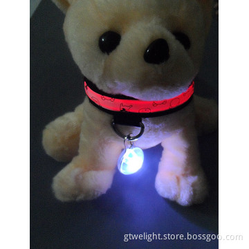 Flashing Pet Pendant High Brightness Visible in Dark